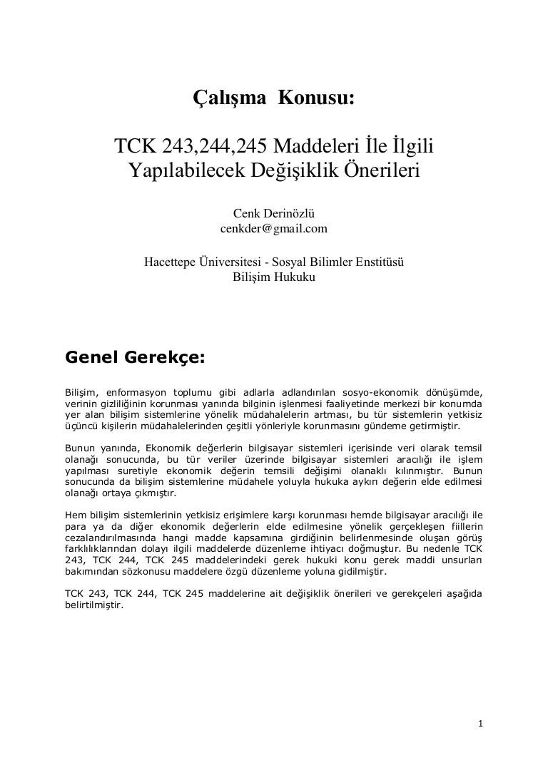 Ceza Kanunu Ceza Kanununun Genel ve Özel Yapısının Yapısı Ceza Kanunu Ceza Kanununun Genel ve Özel Yapısının Yapısı
